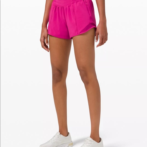 Lululemon hotty hot long 4” ripened raspberry - Picture 7 of 11